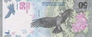 50 Pesos Argentinien 2018